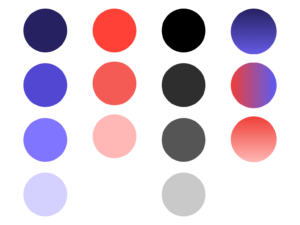 Color Palette for theme based website